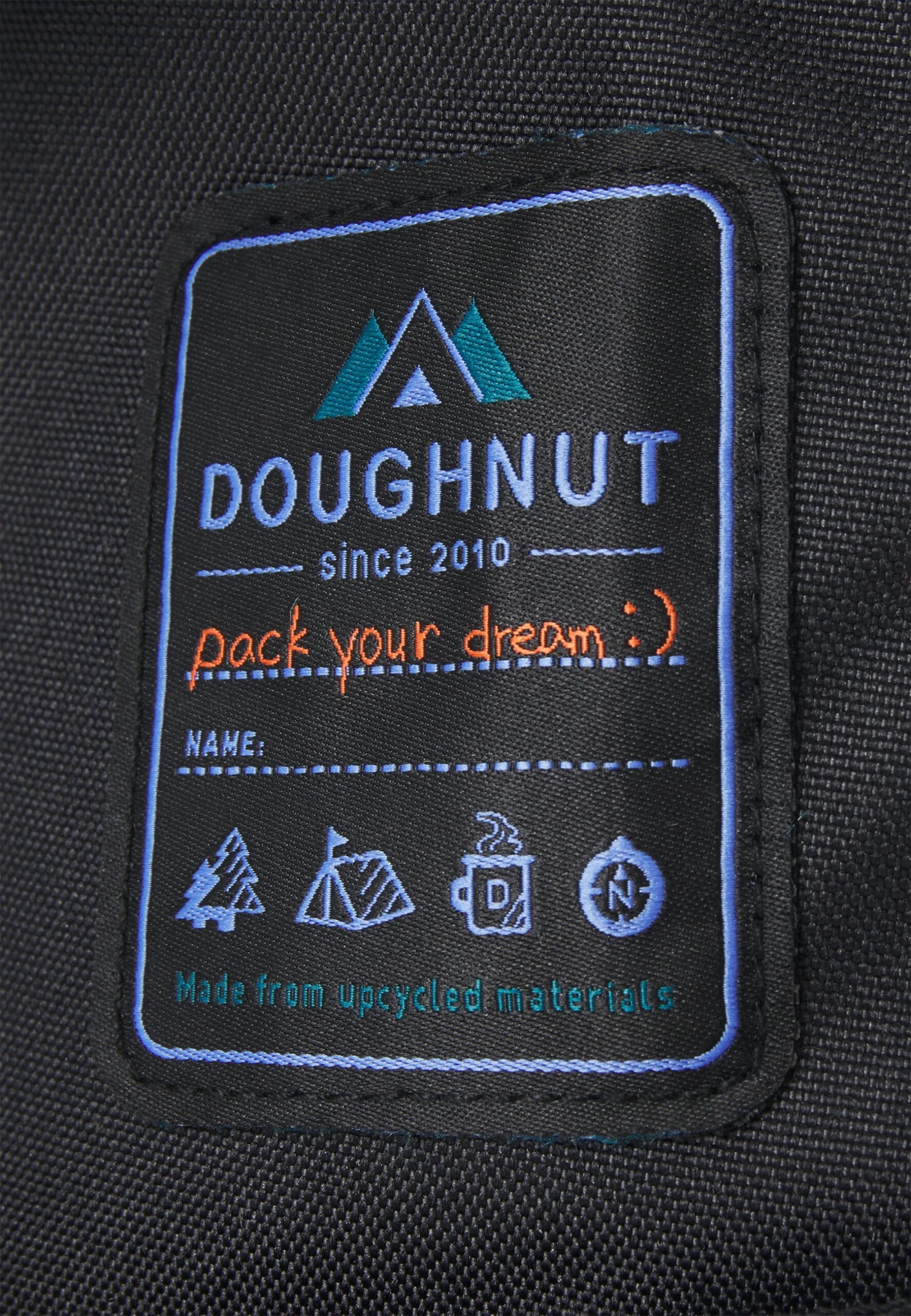 Doughnut Paratrooper Happy Camper Series Unisex - Rucksack - Black 5 Doughnut Paratrooper Happy Camper Series Unisex - Rucksack - Black - Image 5