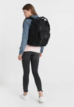 Doughnut Macaroon Large Cordura - Rucksack - Black -Doughnut Bags Outlet Store 52669875d6c44e13811e67fcf5a32e57