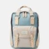 Doughnut Macaroon Backpack Unisex - Rucksack - Light Blue/Ivory