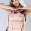 Monet Series Macaroon Backpack In Pink