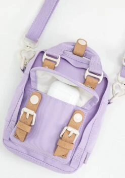 Kaleido Series Macaroon Tiny Crossbody Bag In Wisteria -Doughnut Bags Outlet Store Doughnut Officials D226KD 000137 F Kaleido Series Macaroon Tiny Rave Cute Crossbody Bags LAV d 1