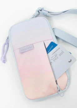 Sky Series Gleam Phone Bag In Blue Lotus -Doughnut Bags Outlet Store Doughnut Officials D257SK 0073 F Sky Series Gleam Phone Rave Cute Crossbody Bags BLU d3