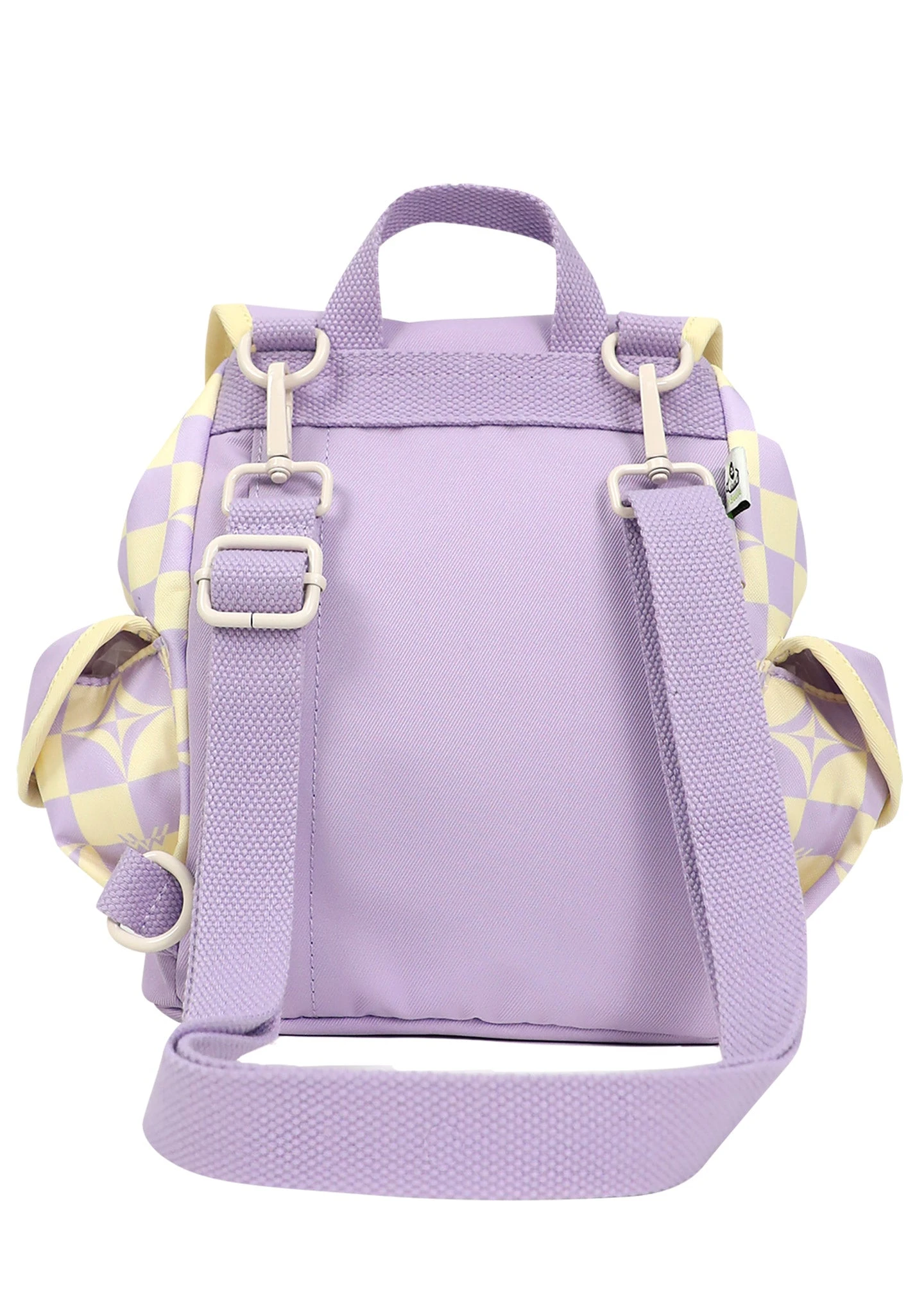 Kaleido Series Lighthouse Convertible Mini Backpack In Buttery Checked 3 Kaleido Series Lighthouse Convertible Mini Backpack In Buttery Checked - Image 3