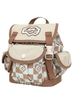 Kaleido Series Lighthouse Convertible Mini Backpack In Mushroom Checked -Doughnut Bags Outlet Store Doughnut Officials D364KD 000195 F Kaleido Series Lighthouse Convertible Mini Rave Festival Backpack MUS s