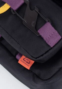 Happy Camper Series Binocular Crossbody Bag In Black -Doughnut Bags Outlet Store Doughnut Officials D395HA 0003 F Happy Camper Binocular Rave Cute Crossbody Bags BLK d2 1