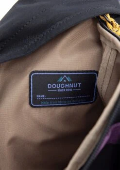 Happy Camper Series Hammock Sling & Backpack In Black -Doughnut Bags Outlet Store Doughnut Officials D396HA 0003 F Happy Camper Hammock Sling Rave Festival Backpack BLK d 1