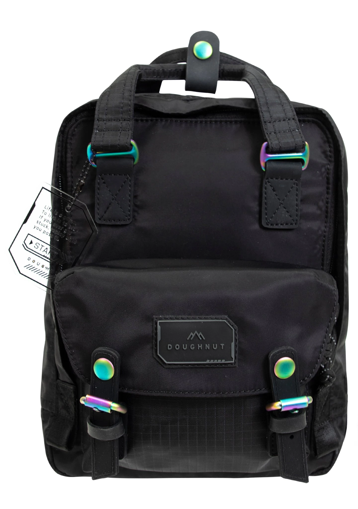 Gamescape Series Macaroon Mini Backpack In Black 2 Gamescape Series Macaroon Mini Backpack In Black - Image 2