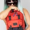 Gamescape Series Macaroon Mini Backpack In Blood Orange