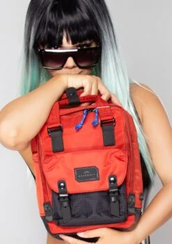 Gamescape Series Macaroon Mini Backpack In Blood Orange