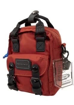 Gamescape Series Macaroon Tiny Crossbody Bag In Blood Orange -Doughnut Bags Outlet Store DoughnutOfficialGamescapeSeriesBloodOrangeBlackMacaroonTinyCuteCrossbodyBagsRBLK s