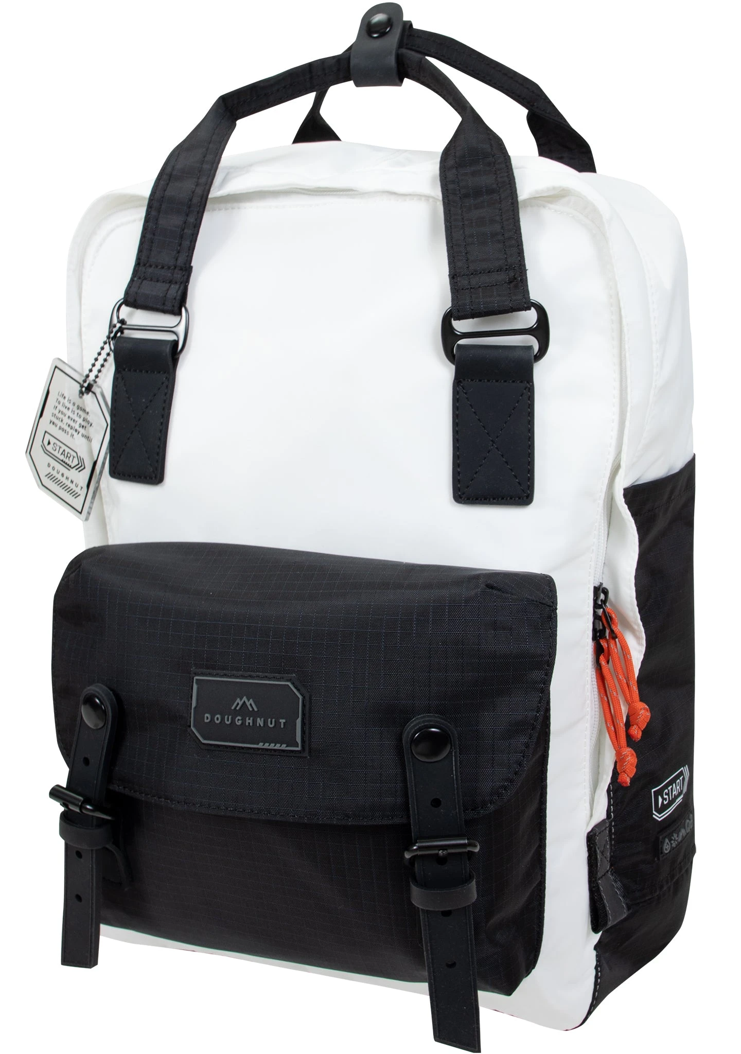 Gamescape Series Large Macaroon Backpack In White 3 Gamescape Series Large Macaroon Backpack In White - Image 3