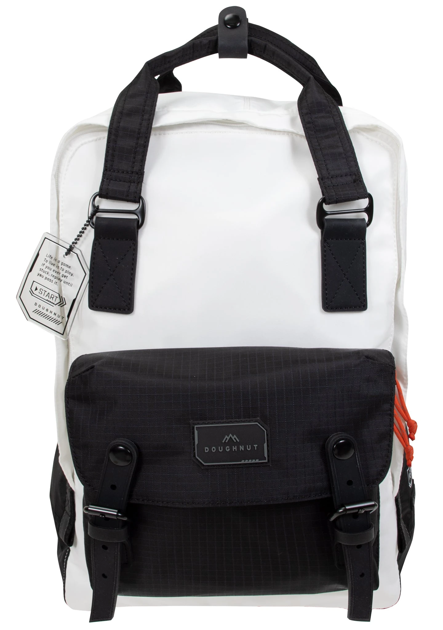 Gamescape Series Large Macaroon Backpack In White 2 Gamescape Series Large Macaroon Backpack In White - Image 2
