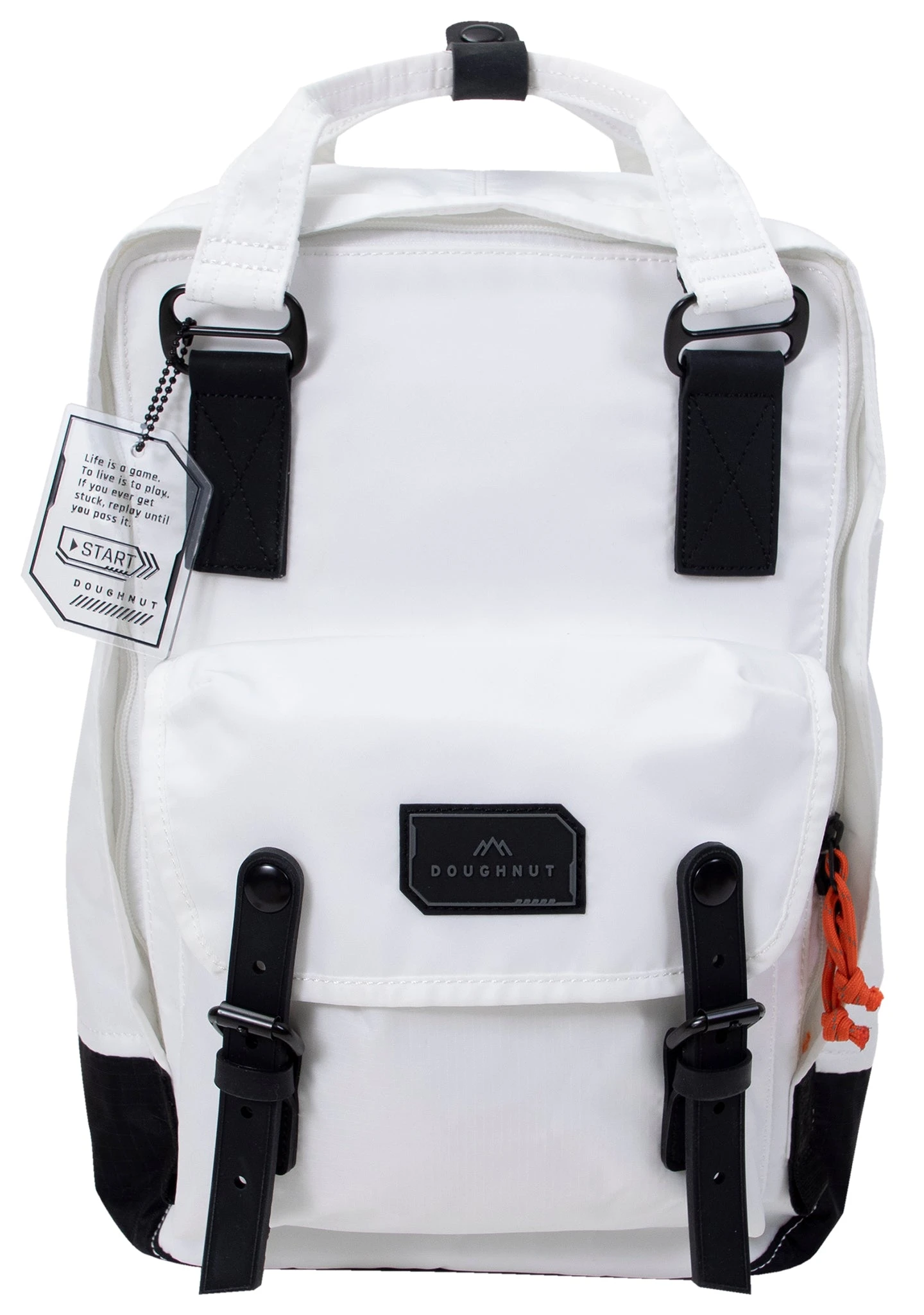 Gamescape Series Macaroon Backpack In White 2 Gamescape Series Macaroon Backpack In White - Image 2