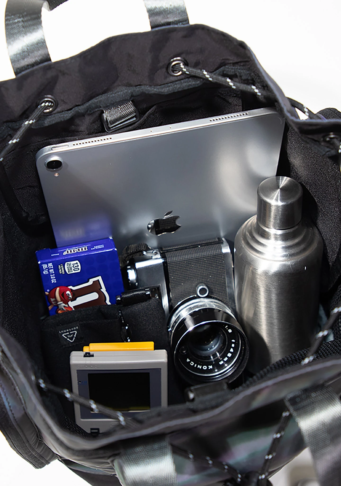 Limelight Series Pyramid Convertible Backpack In Dark Rainbow 6 Limelight Series Pyramid Convertible Backpack In Dark Rainbow - Image 6