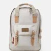Doughnut Macaroon Large Happy Camper Backpack Unisex - Rucksack - Ivory