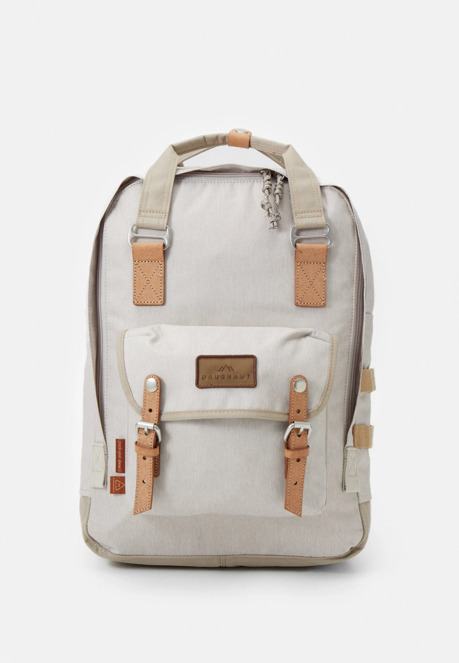 Doughnut Macaroon Large Happy Camper Backpack Unisex - Rucksack - Ivory 1 Doughnut Macaroon Large Happy Camper Backpack Unisex - Rucksack - Ivory