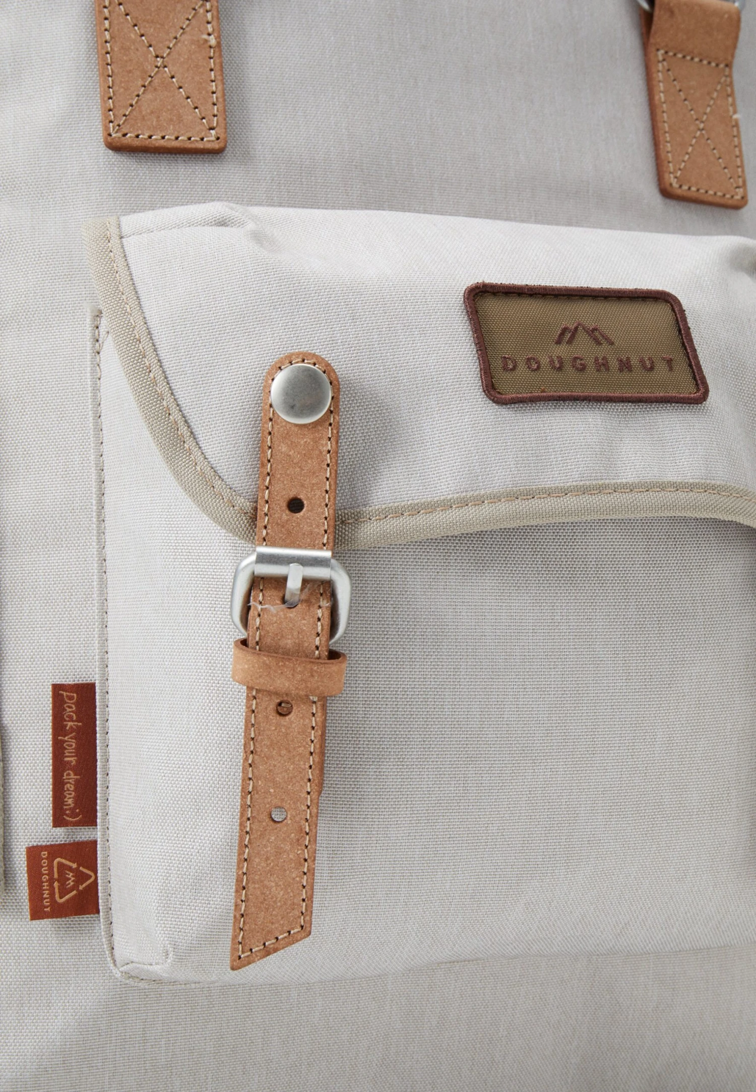 Doughnut Macaroon Large Happy Camper Backpack Unisex - Rucksack - Ivory 5 Doughnut Macaroon Large Happy Camper Backpack Unisex - Rucksack - Ivory - Image 5